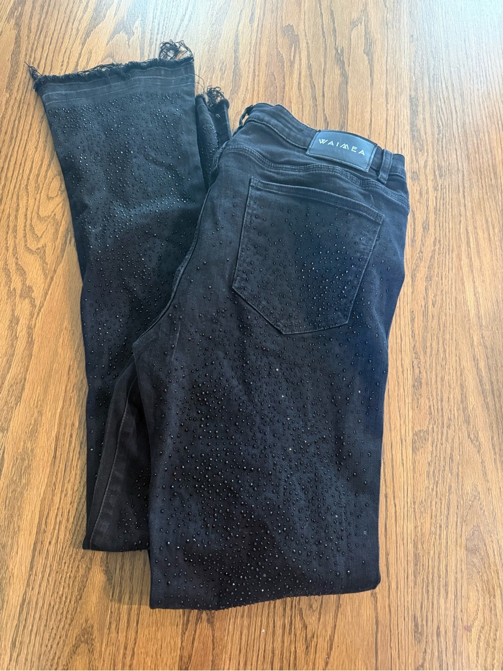 Aime Leon Dore Black Slim Straight Jeans with Subtle Stud Detailing